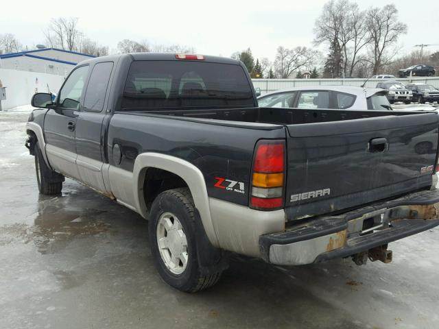 1GTEK19T04Z244784 - 2004 GMC NEW SIERRA GRAY photo 3