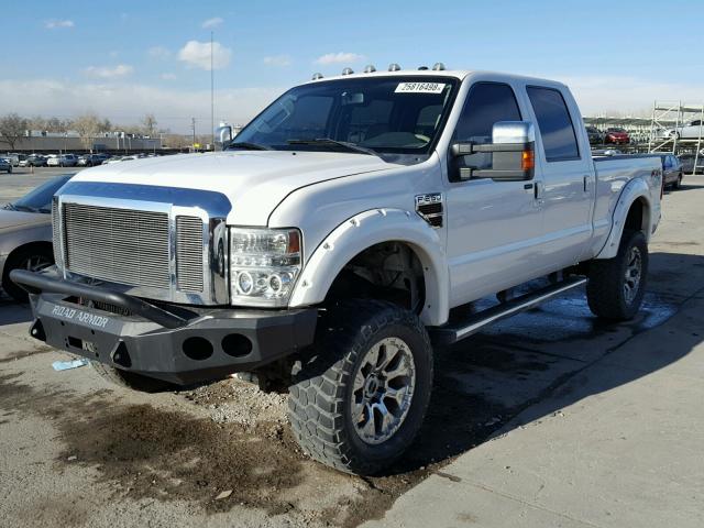 1FTSW2BR6AEA91858 - 2010 FORD F250 SUPER WHITE photo 2