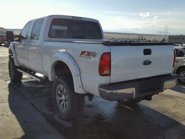 1FTSW2BR6AEA91858 - 2010 FORD F250 SUPER WHITE photo 3