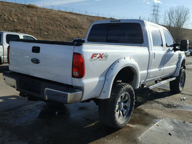 1FTSW2BR6AEA91858 - 2010 FORD F250 SUPER WHITE photo 4