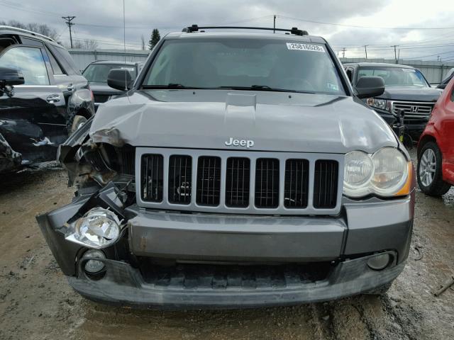 1J8GR48K88C122738 - 2008 JEEP GRAND CHER GRAY photo 10