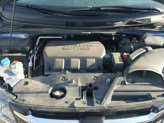 5FNRL5H64EB129226 - 2014 HONDA ODYSSEY EX BLUE photo 7