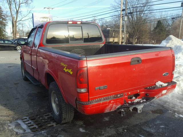 1FTRX18L41NA24961 - 2001 FORD F150 RED photo 3