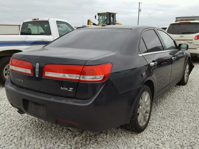 3LNHL2GC4AR646970 - 2010 LINCOLN MKZ BLACK photo 4