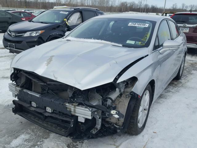 3FA6P0H76DR106634 - 2013 FORD FUSION SE SILVER photo 2