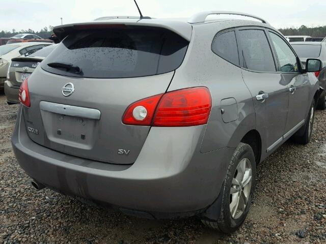 JN8AS5MT4CW613633 - 2012 NISSAN ROGUE S SILVER photo 4