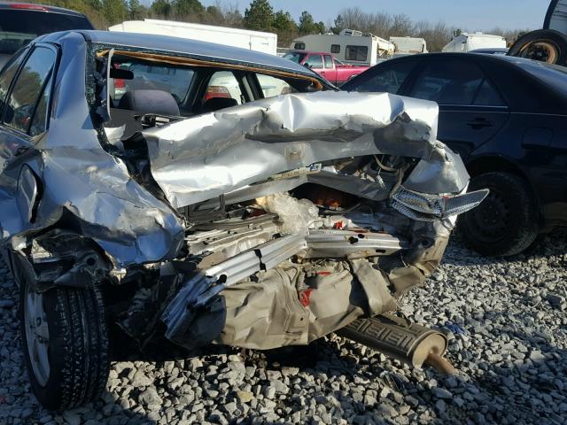 1HGCM56624A105120 - 2004 HONDA ACCORD EX SILVER photo 9