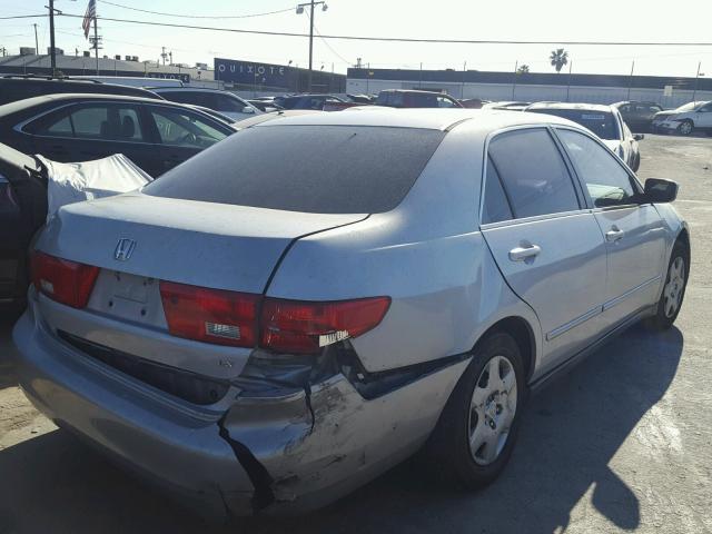 1HGCM55415A184815 - 2005 HONDA ACCORD LX SILVER photo 4