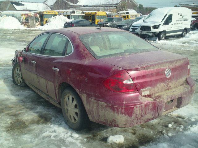 2G4WD582261145230 - 2006 BUICK LACROSSE C MAROON photo 3