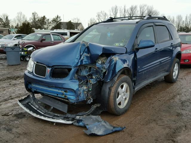 2CKDL73FX66205979 - 2006 PONTIAC TORRENT BLUE photo 2