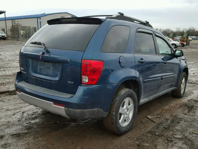 2CKDL73FX66205979 - 2006 PONTIAC TORRENT BLUE photo 4