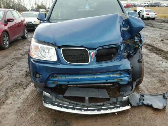 2CKDL73FX66205979 - 2006 PONTIAC TORRENT BLUE photo 9