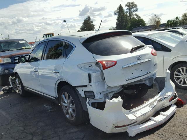 JN1BJ0RP0HM385475 - 2017 INFINITI QX50 WHITE photo 3