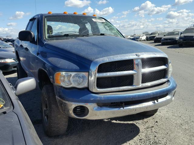 3D7LU38653G750737 - 2003 DODGE RAM 3500 S BLUE photo 1