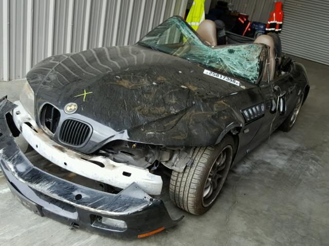4USCH3347YLF71028 - 2000 BMW Z3 2.8 BLACK photo 2