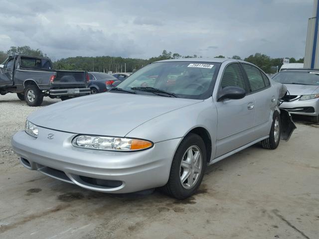 1G3NL52F74C214838 - 2004 OLDSMOBILE ALERO GL SILVER photo 2