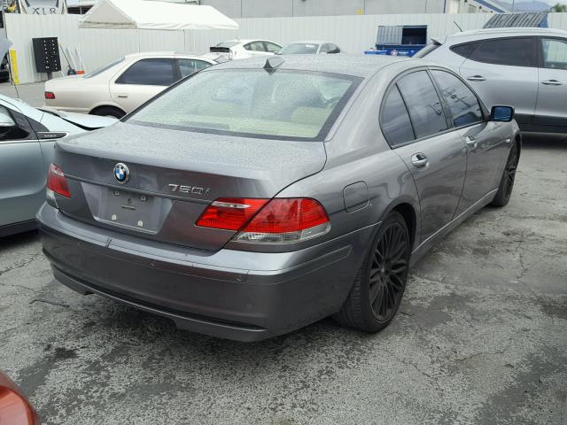 WBAHL83597DT07506 - 2007 BMW ALPINA B7 GRAY photo 4