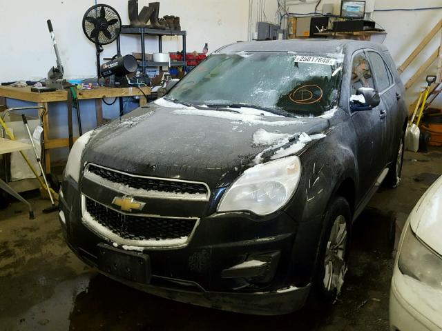 2CNFLCECXB6379939 - 2011 CHEVROLET EQUINOX LS BLACK photo 2