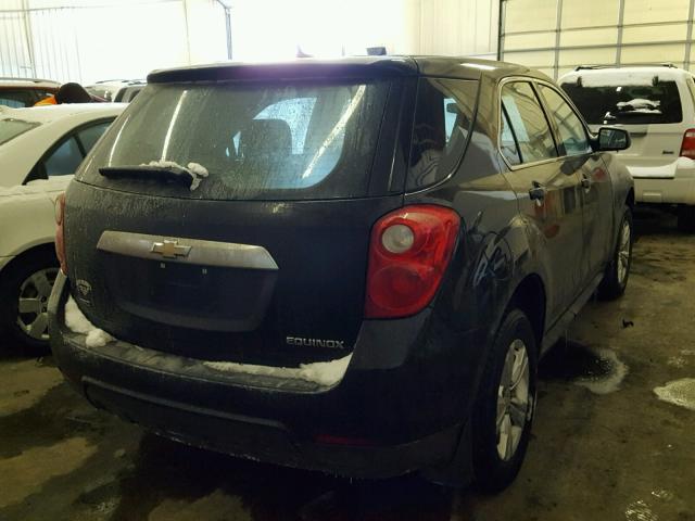 2CNFLCECXB6379939 - 2011 CHEVROLET EQUINOX LS BLACK photo 4