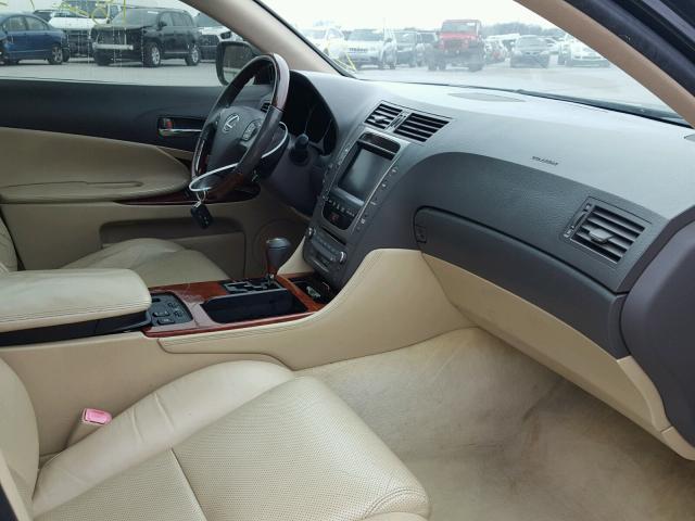 JTHBH96S465019904 - 2006 LEXUS GS GENERAT BLACK photo 5