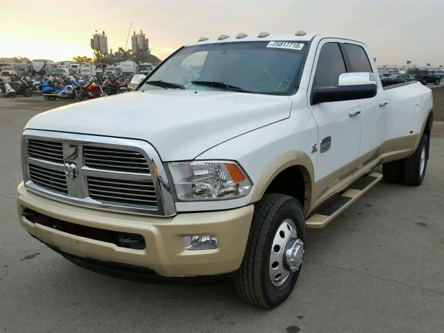 3C63DRKL4CG170866 - 2012 DODGE RAM 3500 L WHITE photo 2