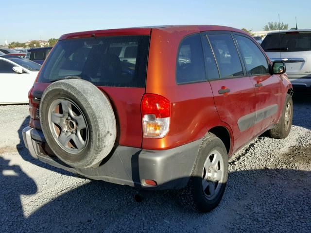 JTEGH20VX26003613 - 2002 TOYOTA RAV4 MAROON photo 4