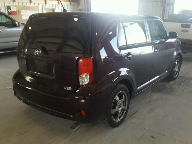 JTLZE4FE6DJ042681 - 2013 TOYOTA SCION XB 勃艮第红 照片 4