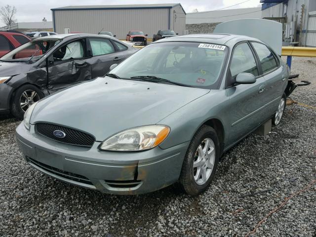 1FAFP56U67A199854 - 2007 FORD TAURUS SEL GREEN photo 2