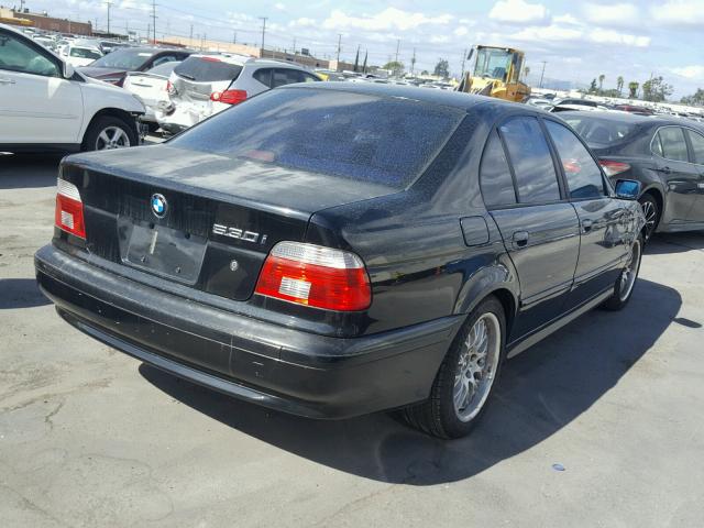 WBADT53431CE90390 - 2001 BMW 530 I BLACK photo 4