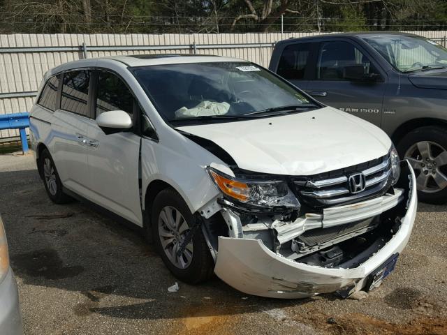 5FNRL5H64FB124058 - 2015 HONDA ODYSSEY EX WHITE photo 1