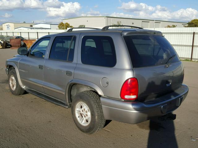 1B4HR28Z2XF656924 - 1999 DODGE DURANGO SILVER photo 3