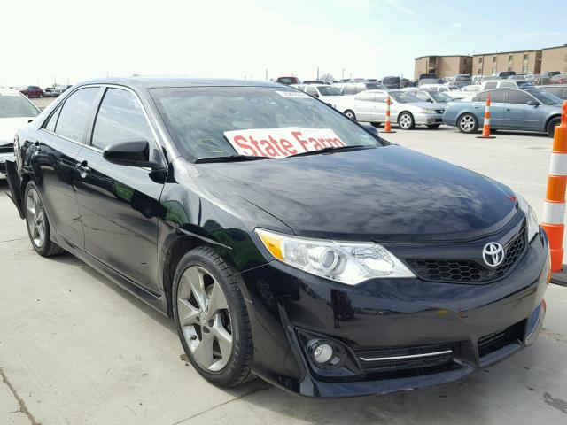 4T1BF1FK6CU157465 - 2012 TOYOTA CAMRY BASE BLACK photo 1