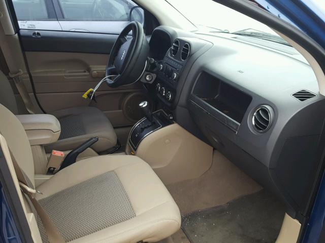 1J4NT4FBXAD530090 - 2010 JEEP COMPASS SP ლურჯი ფოტო 5