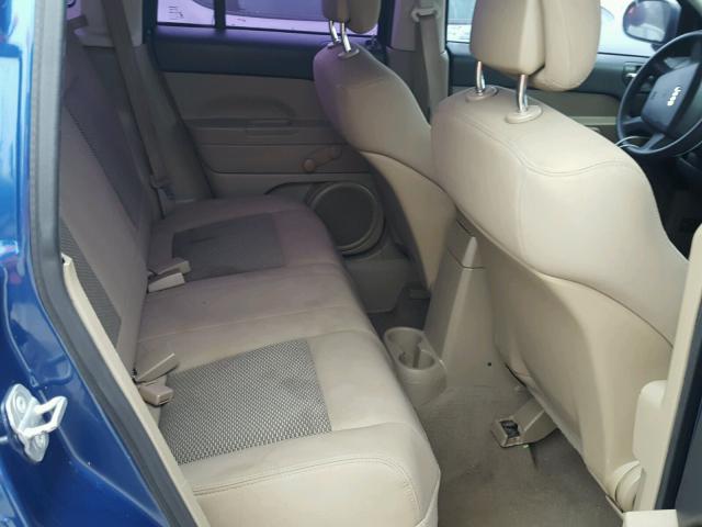 1J4NT4FBXAD530090 - 2010 JEEP COMPASS SP ლურჯი ფოტო 6