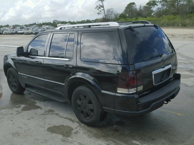 5LMEU78H63ZJ01615 - 2003 LINCOLN AVIATOR BLACK photo 3