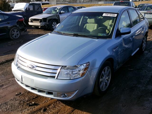 1FAHP24W98G141960 - 2008 FORD TAURUS SEL SILVER photo 2