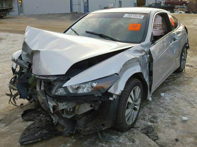 1HGCS11848A023886 - 2008 HONDA ACCORD EXL SILVER photo 2