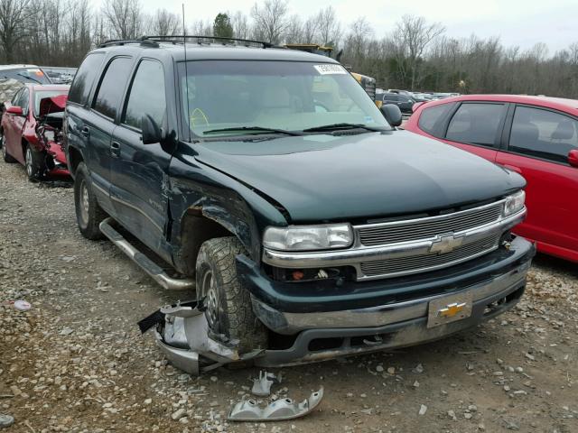 1GNEK13T11J153386 - 2001 CHEVROLET TAHOE K150 GREEN photo 1