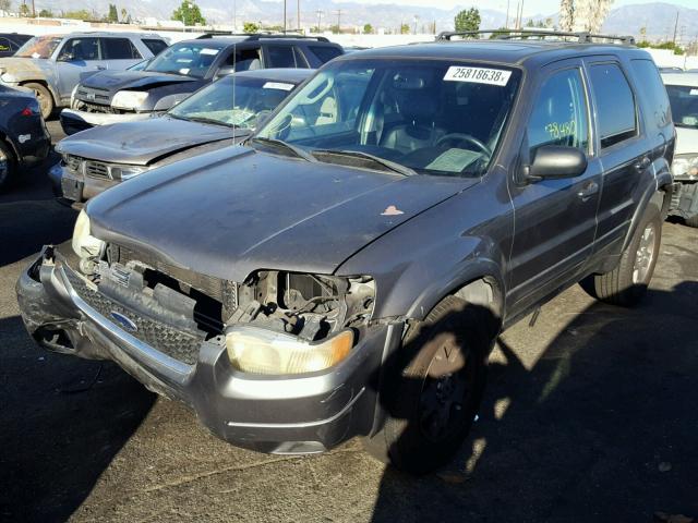 1FMCU04184KA25383 - 2004 FORD ESCAPE LIM GRAY photo 2