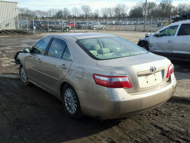 4T1BE46K17U670729 - 2007 TOYOTA CAMRY NEW GOLD photo 3