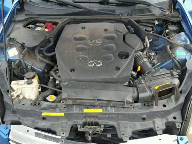 JNKCV51E73M306968 - 2003 INFINITI G35 BLUE photo 7