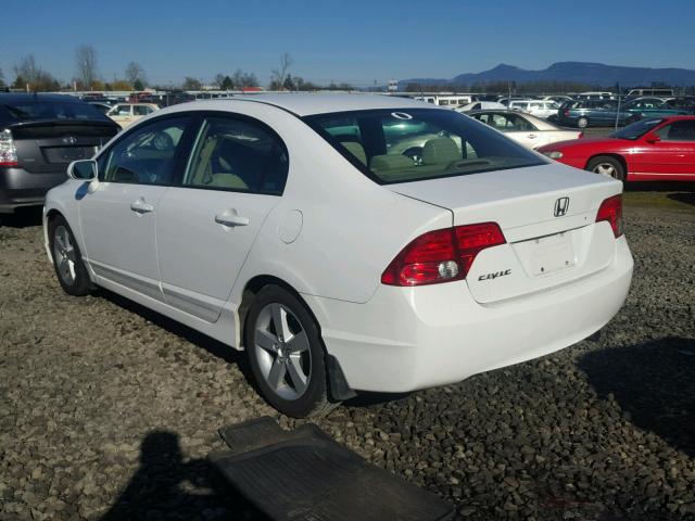 1HGFA16586L033823 - 2006 HONDA CIVIC LX WHITE photo 3