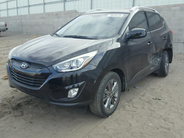 KM8JU3AG1EU847336 - 2014 HYUNDAI TUCSON GLS BLACK photo 2