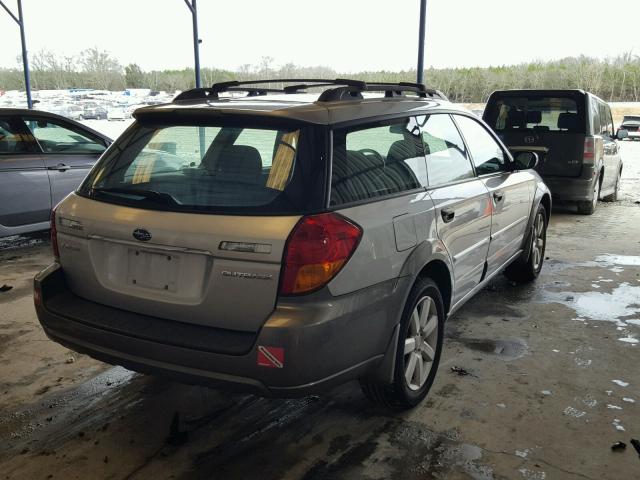 4S4BP61C076311768 - 2007 SUBARU LEGACY OUT TWO TONE photo 4