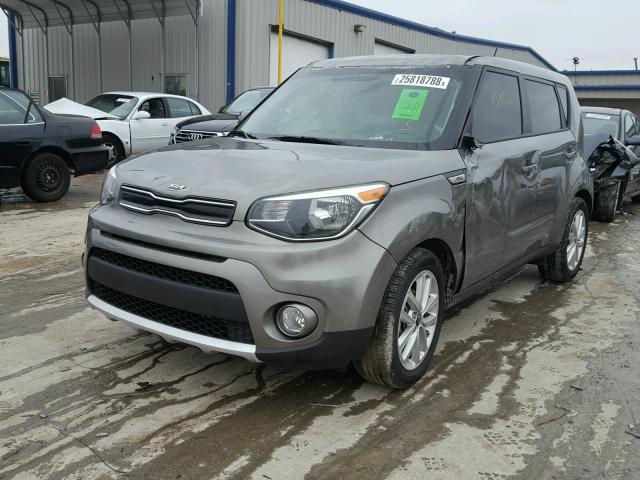 KNDJP3A53H7461871 - 2017 KIA SOUL + GRAY photo 2