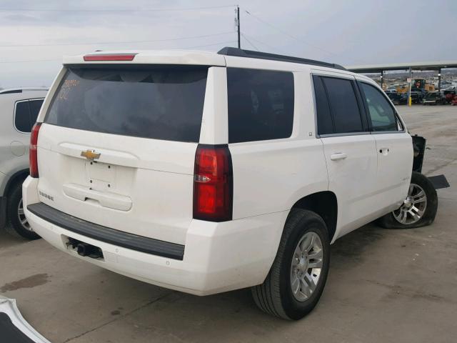 1GNSCBKC4FR155262 - 2015 CHEVROLET TAHOE C150 WHITE photo 4