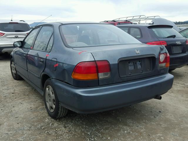 2HGEJ6627TH522656 - 1996 HONDA CIVIC DX BLUE photo 3