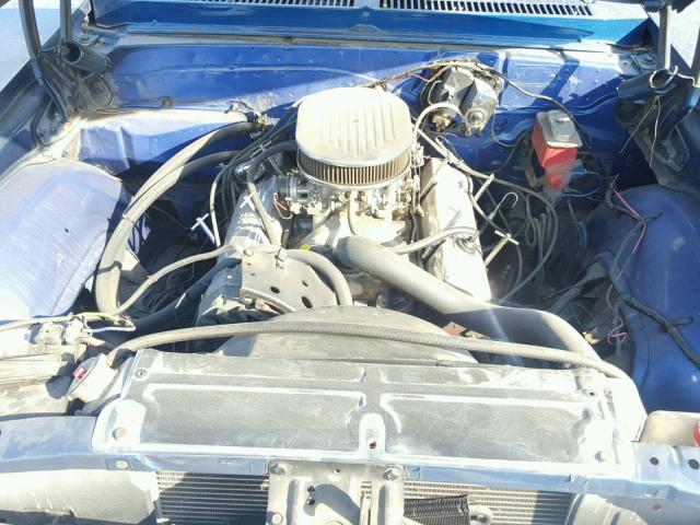 113279W426437 - 1969 CHEVROLET NOVA BLUE photo 7