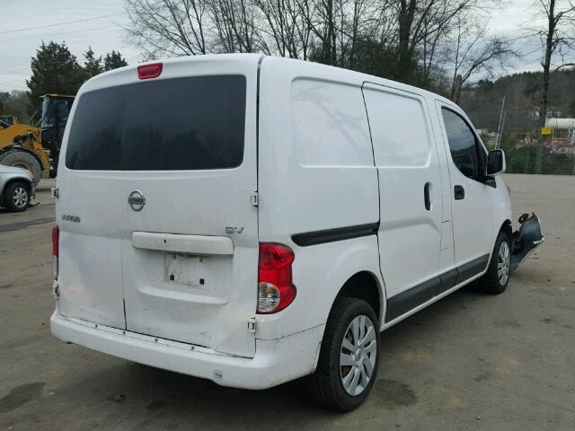 3N6CM0KN2EK695847 - 2014 NISSAN NV200 2.5S WHITE photo 4