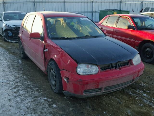 9BWEL21J844017245 - 2004 VOLKSWAGEN GOLF CL RED photo 1